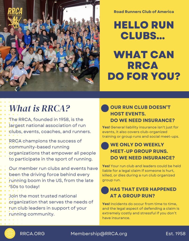 Run Club Fact Sheet